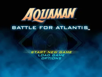 Aquaman Battle For Atlantis (USA) screen shot title